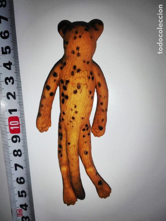 Figuras de goma y PVC: Mu&ntilde;eco figura leopardo rubber Cpp - Foto 3