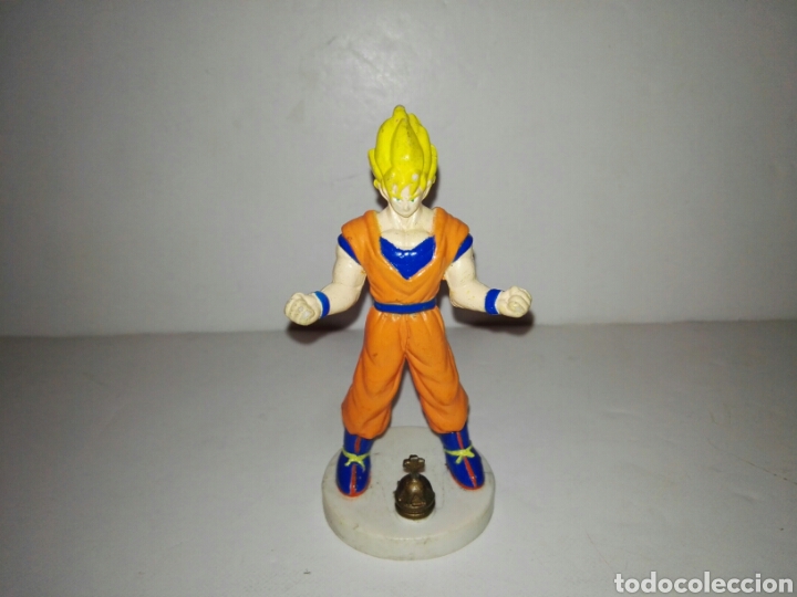Figuras de Borracha e PVC: Figure Dragon Ball Z Son Goku with crown PVC