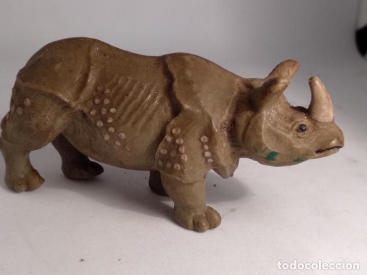 Figuras de goma y PVC: Figura rinoceronte bully Germany - Foto 1