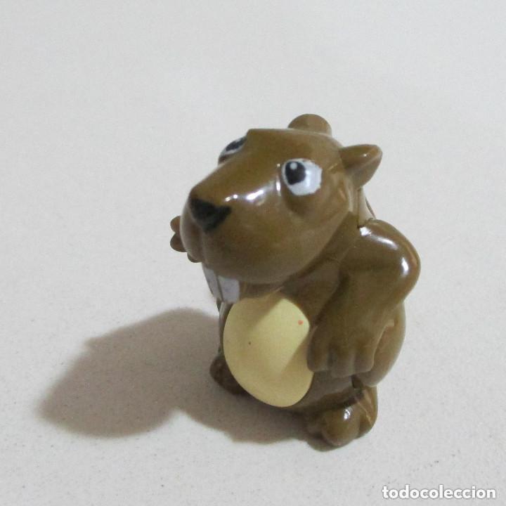 Figurines en Caoutchouc et PVC: KINDER NATOONS FIGURA MU&Ntilde;ECO CASTOR ANIMAL FIGURITA
