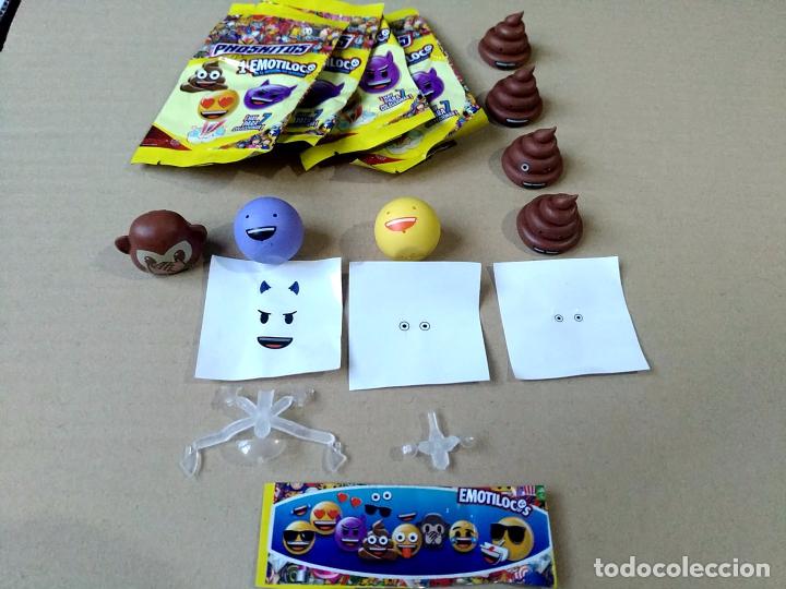 Figuras de goma y PVC: PHOSKITOS - EMOTILOCOS LOTE EMOJI DE GOMA + SOBRES ABIERTOS