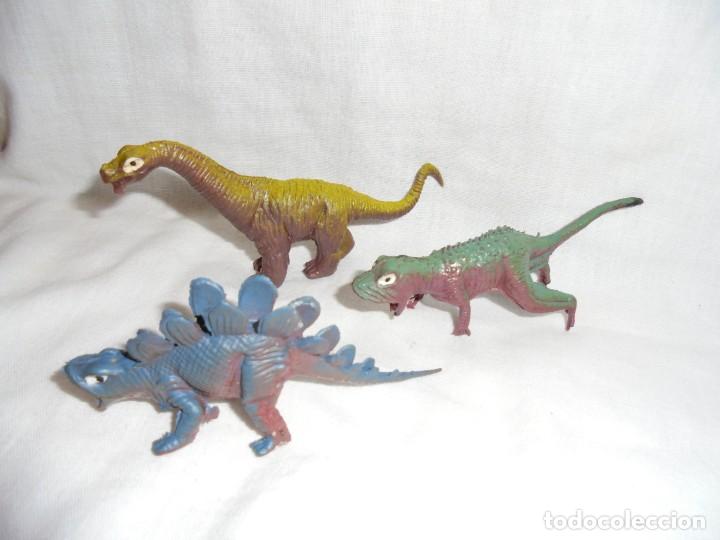 Figuras de goma y PVC: 3 DINOSAURIOS DE PVC - Foto 2