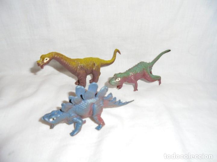 Figuras de goma y PVC: 3 DINOSAURIOS DE PVC - Foto 3