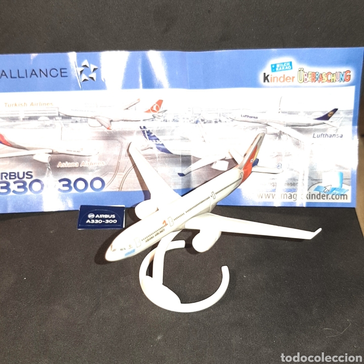 Figuras de Borracha e PVC: FIGURA COLECCI&Oacute;N KINDER +BPZ: MPG DC 093 E. AIRBUS A330-300. ASIANA AIRLINES