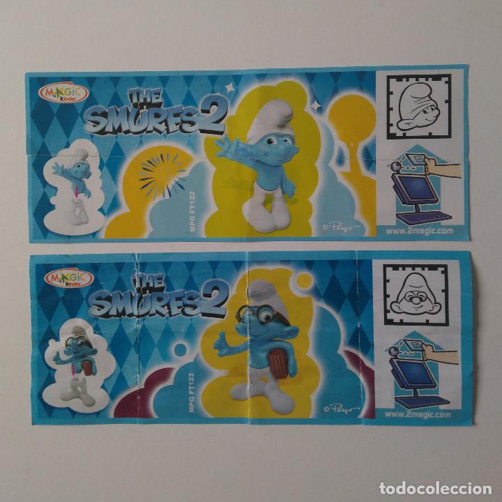 Figurines en Caoutchouc et PVC: pitufos kinder papel filosofo instrucciones bpz smurfs pelicula movie