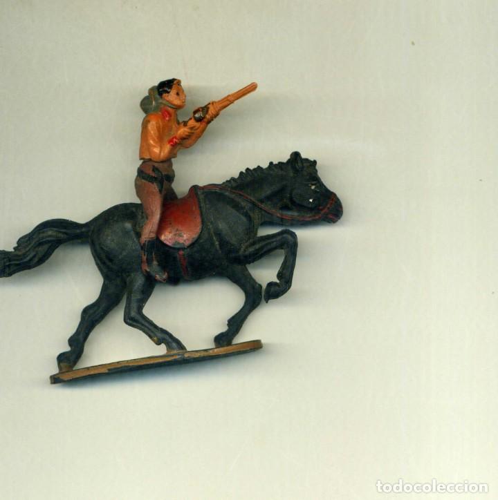 Figuras de Goma y PVC: Vaquero jinete y caballo / Gama - Foto 1 - 150118558