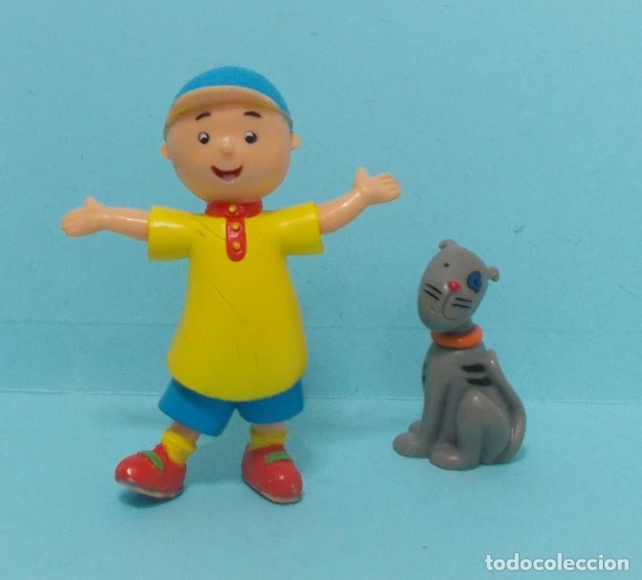 Figuras de Goma y PVC: CAILLOU Y SU GATO - COMANSI