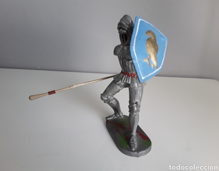 Figuras de Borracha e PVC: Caballero, Elastolin pl&aacute;stico serie 7 cms, soldados medievales que inspiraron a reamsa.