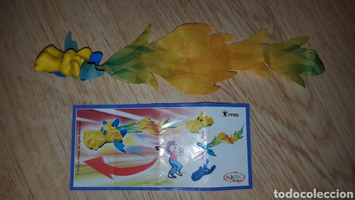 Lichaam Vuiligheid Bestuiven Figura kinder dragón chino amarillo ff082 +bpz - Sold through Direct Sale -  151541705