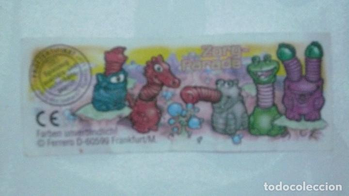Figuras de goma Kinder: 1 serie completa  a&ntilde;o 1996 - Foto 2