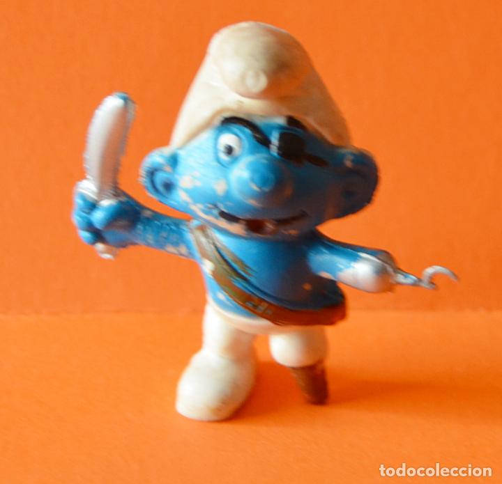 Figuras de goma y PVC: PITUFO PIRATA - Foto 1