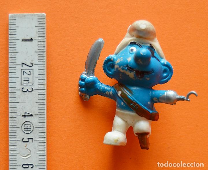 Figuras de goma y PVC: PITUFO PIRATA - Foto 2
