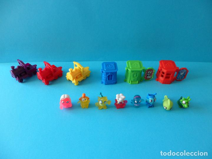 Figurines en Caoutchouc et PVC: Lote de Figuras, casas y trenes Zomlings - MBI