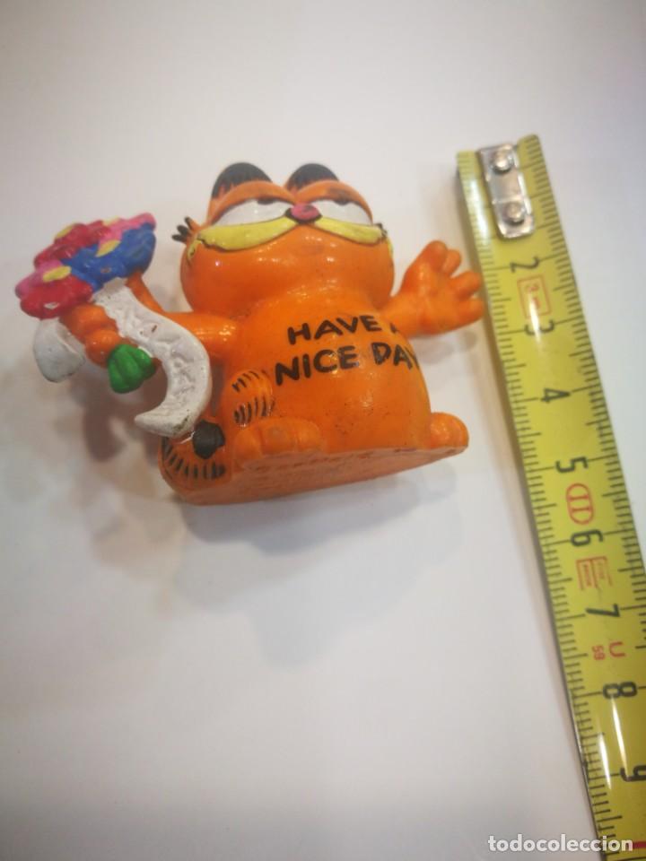 Figuras de goma y PVC: Bully Garfield ramo de flores 1981 - Foto 5
