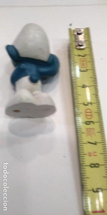 Figuras de goma y PVC: Peyo Pitufo sonriente Bully Germany - Foto 3