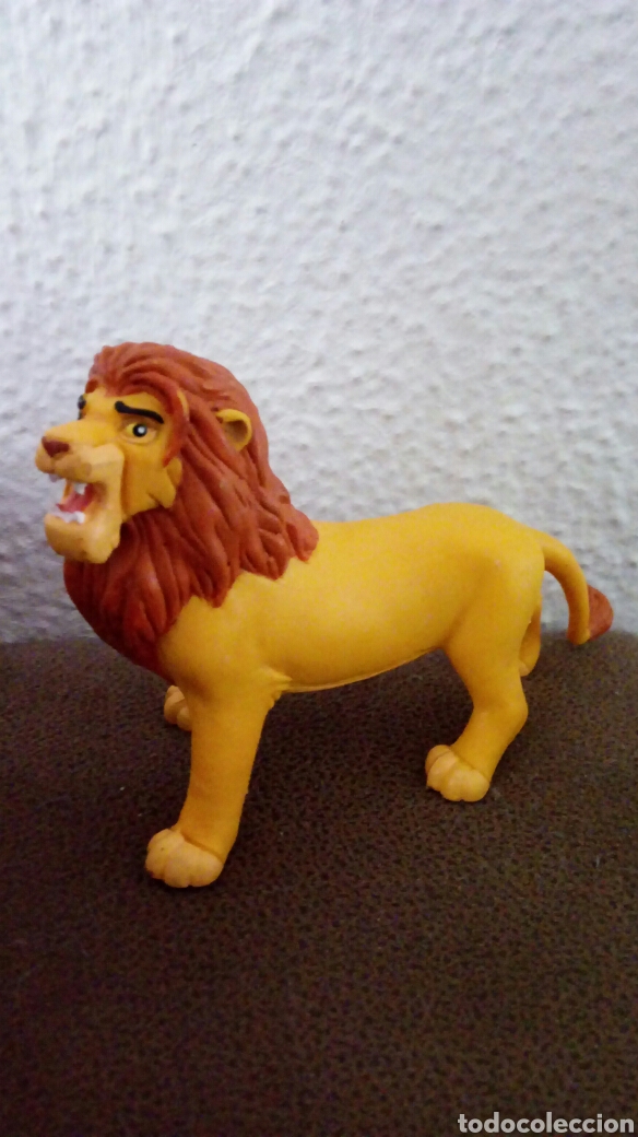 Figuras de goma y PVC: Figura pvc Rey Leon. De Bully. - Foto 1