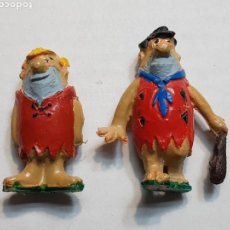 Figuras de Goma y PVC: FIGURAS JECSAN PEDRO Y PABLO PICAPIEDRA SERIE HANNA BARBERA. Lote 154028489