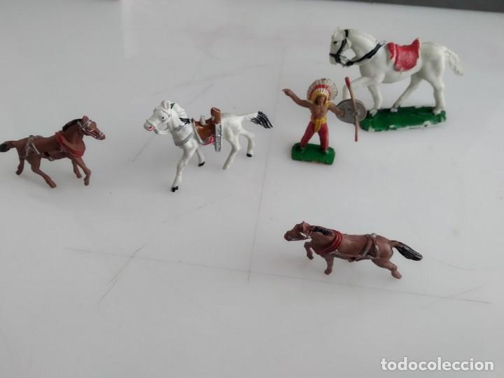 Figuras de goma y PVC: LOTE DE FIGURAS MINI OESTE DE COMANSI - Foto 1