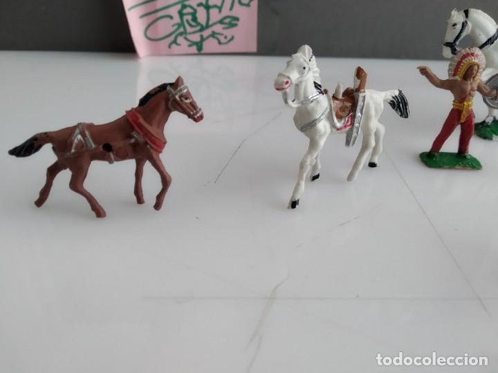 Figuras de goma y PVC: LOTE DE FIGURAS MINI OESTE DE COMANSI - Foto 2