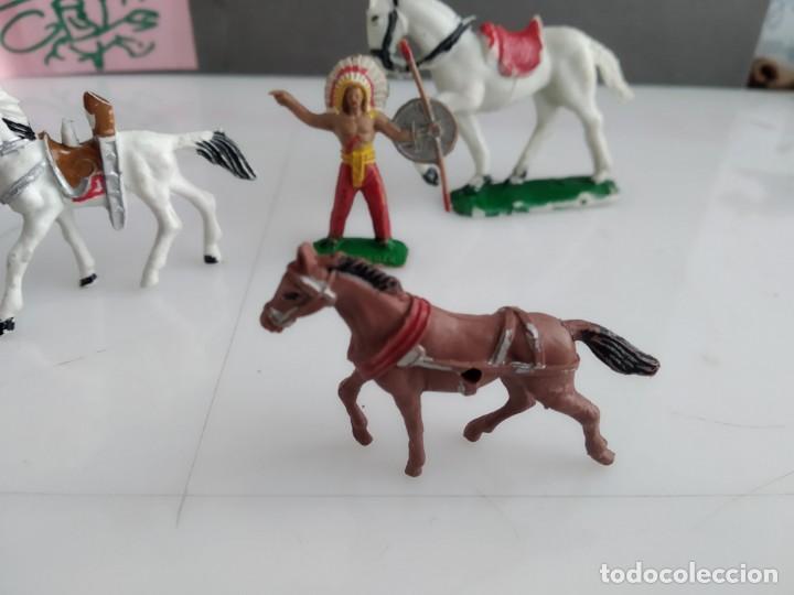 Figuras de goma y PVC: LOTE DE FIGURAS MINI OESTE DE COMANSI - Foto 3