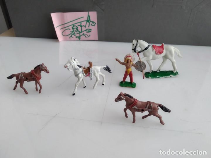 Figuras de goma y PVC: LOTE DE FIGURAS MINI OESTE DE COMANSI - Foto 5