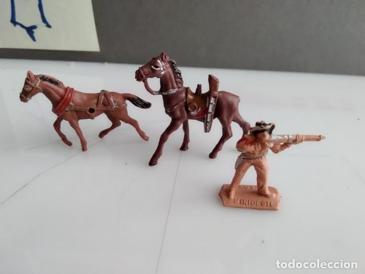 Figuras de goma y PVC: LOTE FIGURAS MINI OESTE COMANSI - Foto 1