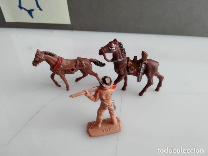 Figuras de goma y PVC: LOTE FIGURAS MINI OESTE COMANSI - Foto 3