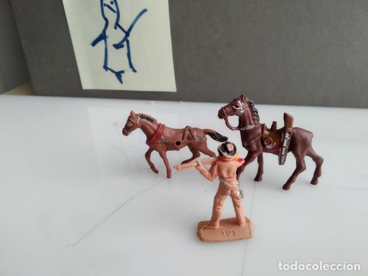 Figuras de goma y PVC: LOTE FIGURAS MINI OESTE COMANSI - Foto 5