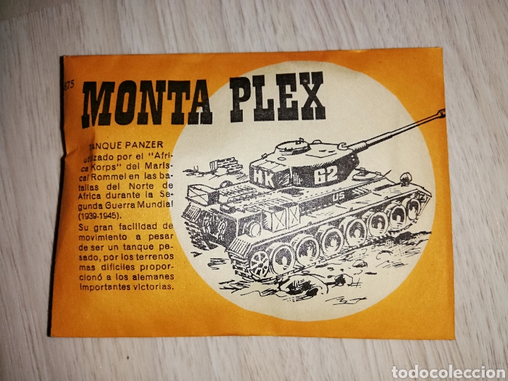 Figuras de goma y PVC: Montaplex tanque Panzer - Foto 1