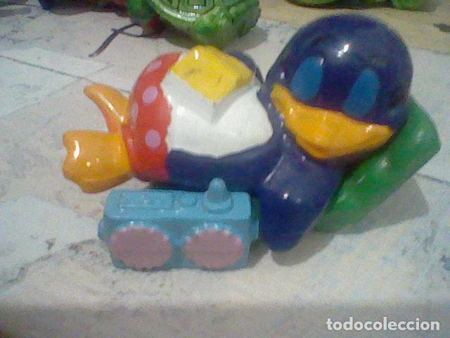 Figurines en Caoutchouc et PVC: FIGURA PINGUINO PINGU TUMBONA RADIO PINTADA A MANO PROMOCIONAL CHOCOLATE *