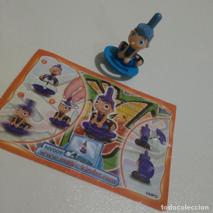 Figuras de Goma Kinder: kinder peonza repiona ni&ntilde;o skate papel completo bpz