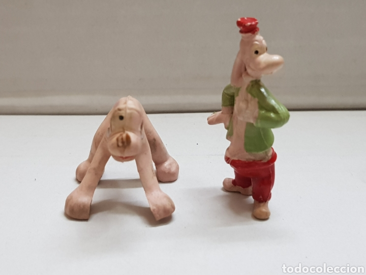 Figuras de goma y PVC: Figuras Goofy y Pluto de Pech escasas - Foto 1