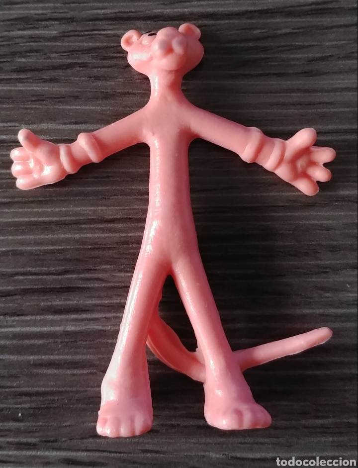 Figuras de goma y PVC: Pantera rosa pl&aacute;stico - Foto 1