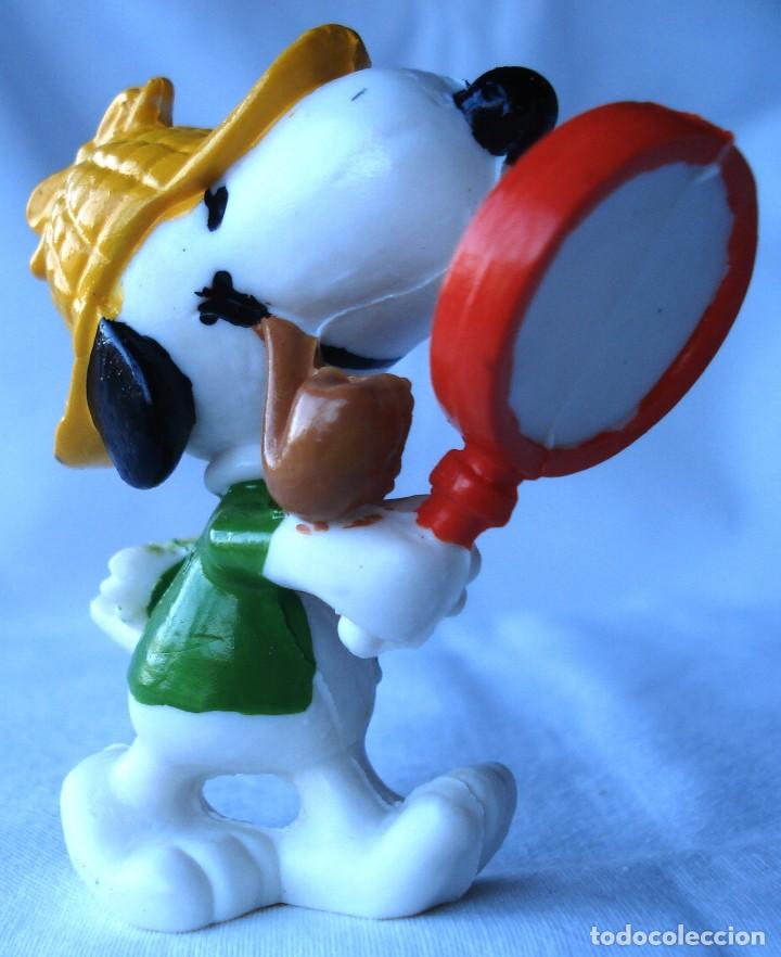 Figuras de Goma y PVC: SNOOPY SHERLOCK HOLMES DETECTIVE GOMA-PVC.SIN MARCA. PINTADO A MANO &iexcl;NUEVO! A&Ntilde;OS 80