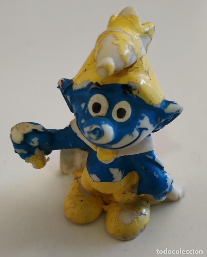 Figuras de goma y PVC: FIGURA DE PVC , LOS PITUFOS , SIN MARCA - Foto 1