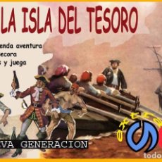 Figuras de Goma y PVC: MONTAPLEX - NUEVA GENERACION - SOBRE CERRADO - NG 50 - VI - LA ISLA DEL TESORO . Lote 160153742