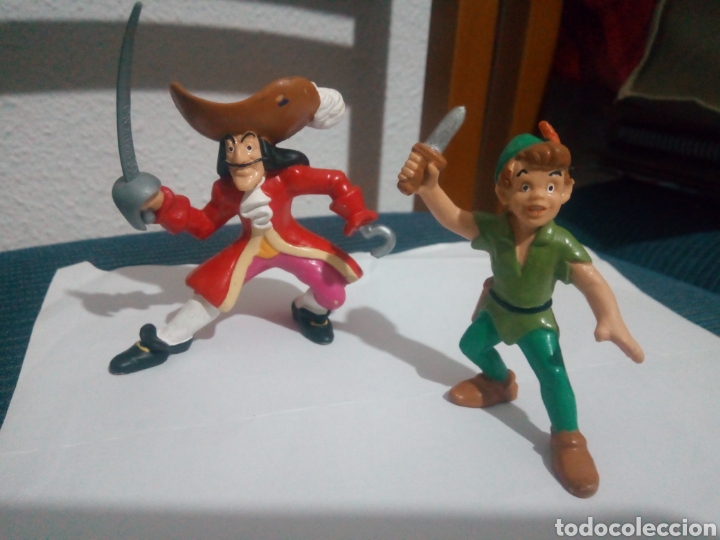 Figuras de goma y PVC: Peter pan y garfio pvc bully - Foto 1