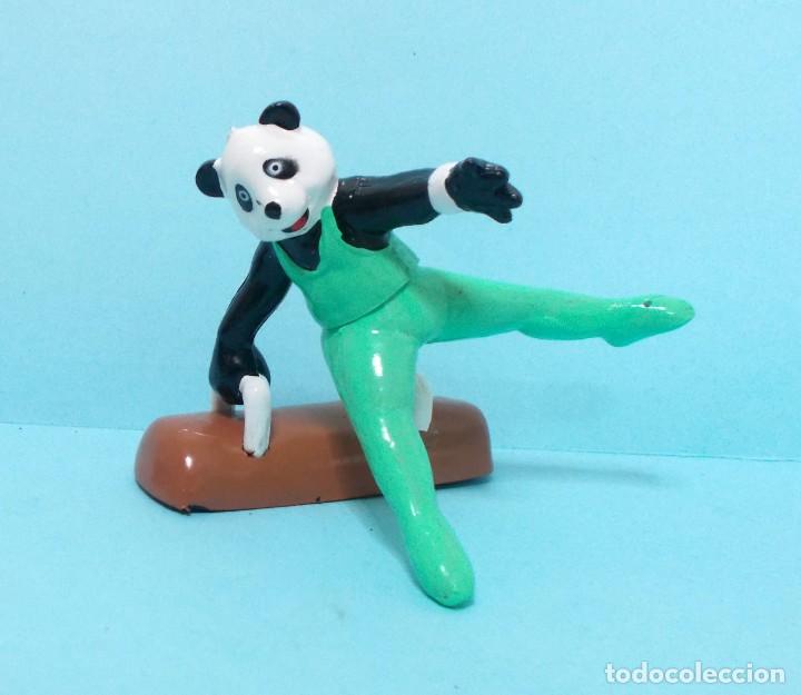 Figuras de Goma y PVC: FIGURA OSO PANDA OLIMPIADAS - PROMOCIONAL EL POZO