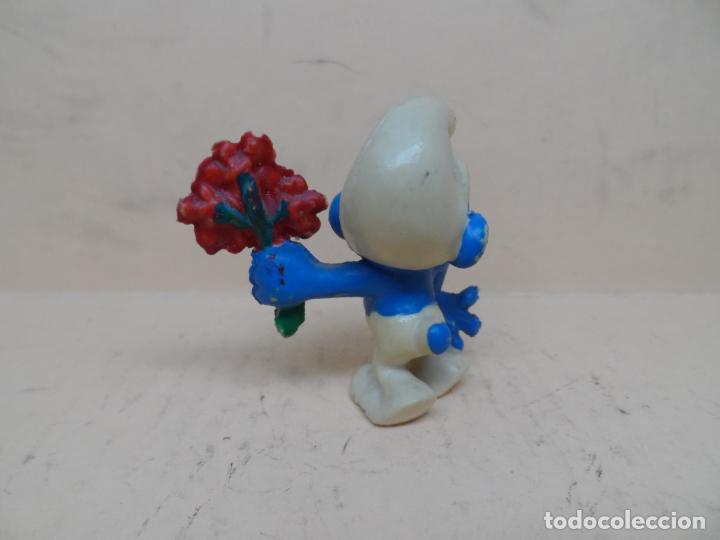 Figuras de goma y PVC: FIGURA PVC PITUFO (SMURF) BOOTLEG - Foto 2