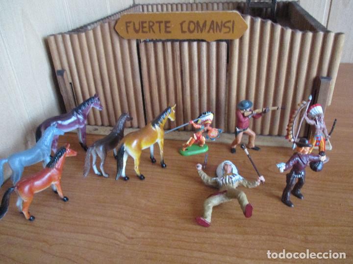 Figuras de goma y PVC: FUERTE COMANSI, CON FIGURAS (LEER) - Foto 2