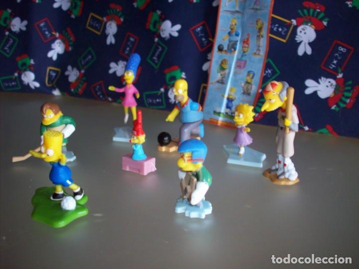 Figuras de goma Kinder: 8 figuras huevo kinder los simpsons - Foto 2