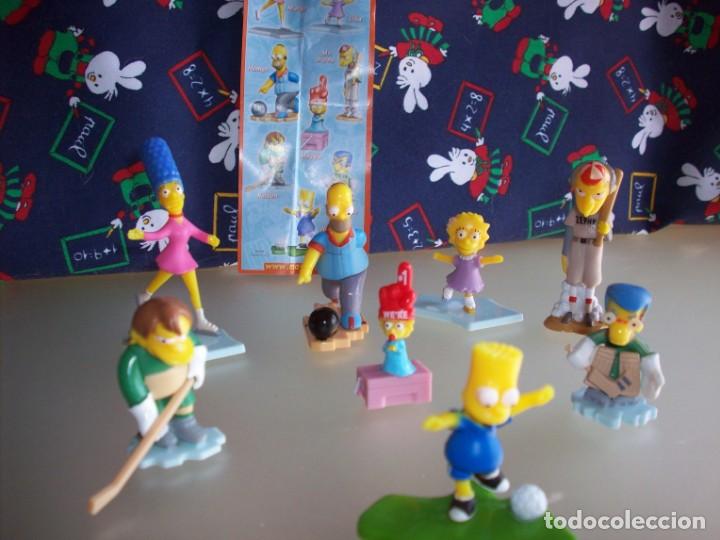 Figuras de goma Kinder: 8 figuras huevo kinder los simpsons - Foto 3