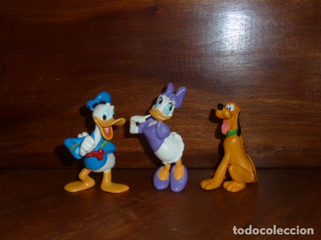 Figuras de goma y PVC: Lote Donald, Daisy y Pluto. Disney - Foto 3
