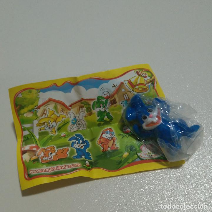 Figure di Gomma e PVC: 2008 KINDER CONEJO PASCUA TERCIOPELO MU&Ntilde;ECO FERRERO HUEVO SORPRESA FIGURITA CHOCOLATE
