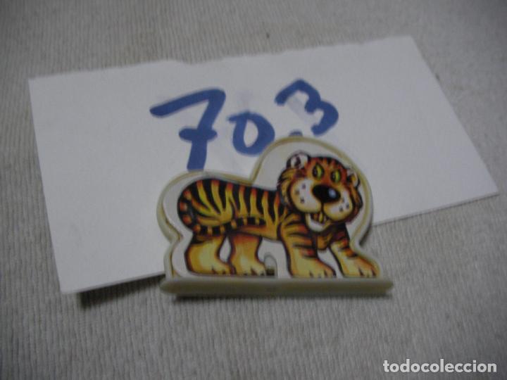 Figuras de Borracha e PVC: ANTIGUA FIGURA LEON TIGRE (REVERSO ANVERSO)