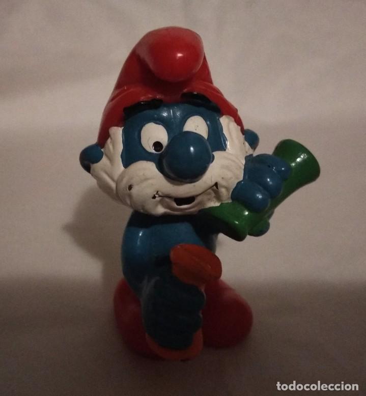 Figuras de goma y PVC: pitufo cientif&iacute;co  smurfs peyo - Foto 1