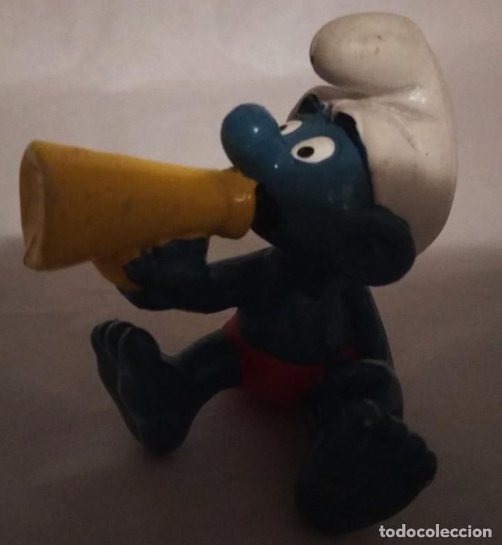 Figuras de goma y PVC: pitufo bebe  smurfs peyo - Foto 1
