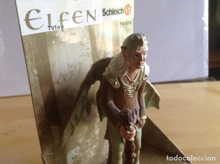 Figuras de goma y PVC: Elfo Schleich Tulon.NUEVO. - Foto 2