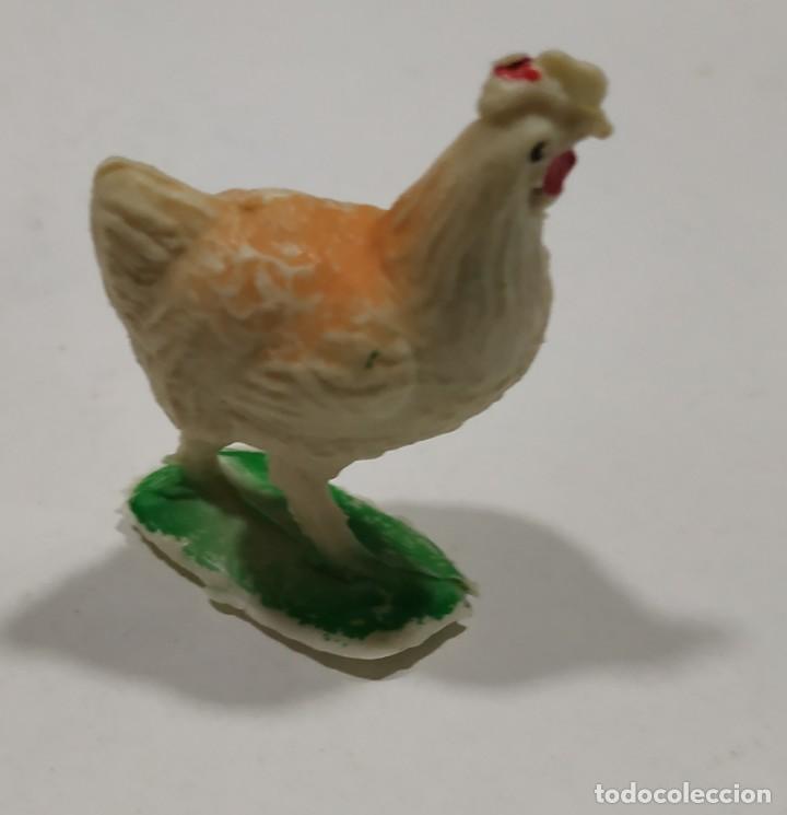Rubber and PVC Figures: FIGURA PVC ANIMAL , GALLINA 4 CMS