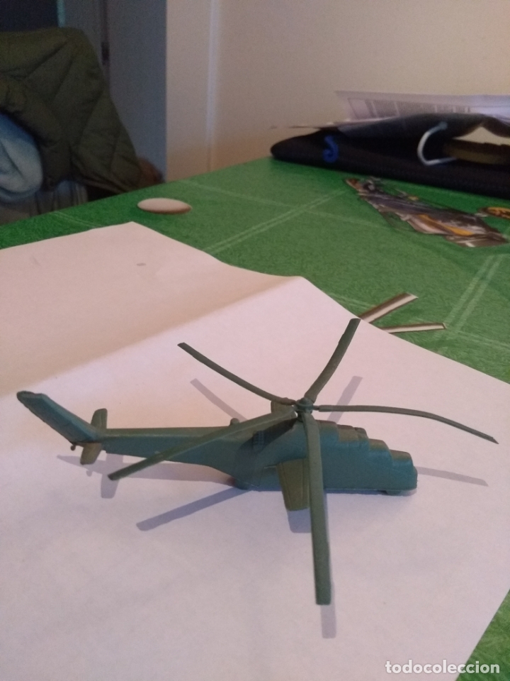 Figuras de goma y PVC: ANTIGUO HELICOPTERO DE PLASTICO - Foto 3